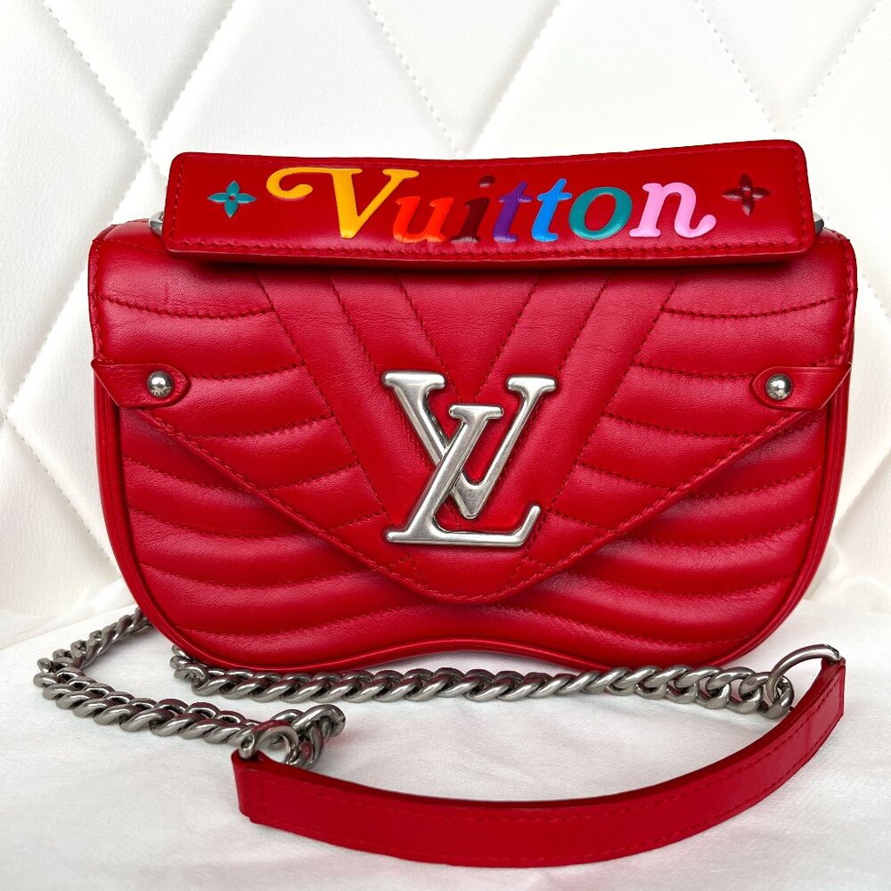Louis Vuitton Red New Wave PM Crossbody Bag